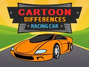 Cartoon Racing Car Differences